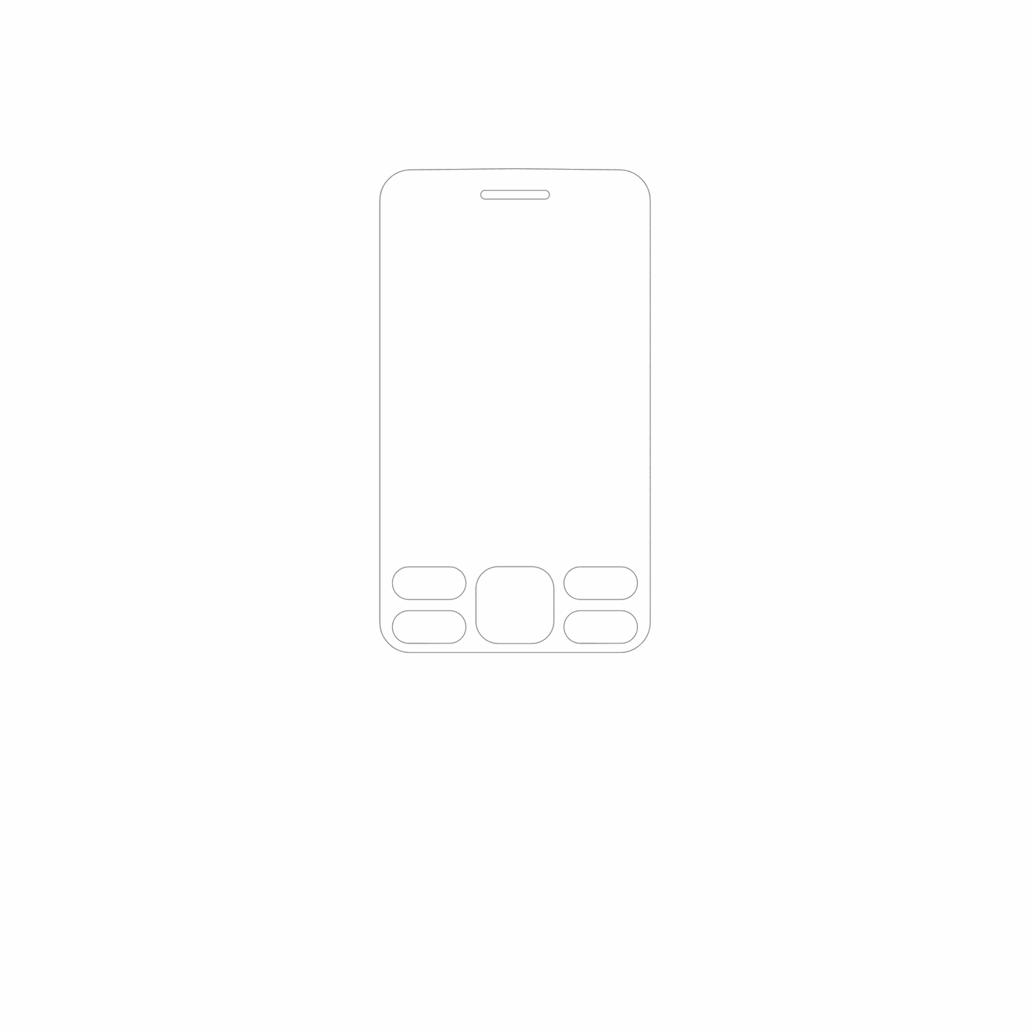 dipos Displayschutz für Logicom Kay 243, mattierte Oberfläche, geringe Dicke und perfekte Passform