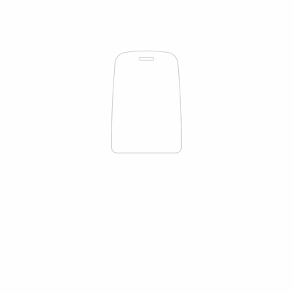 dipos Displayschutz für Logicom P197e, mattierte Oberfläche, geringe Dicke und perfekte Passform