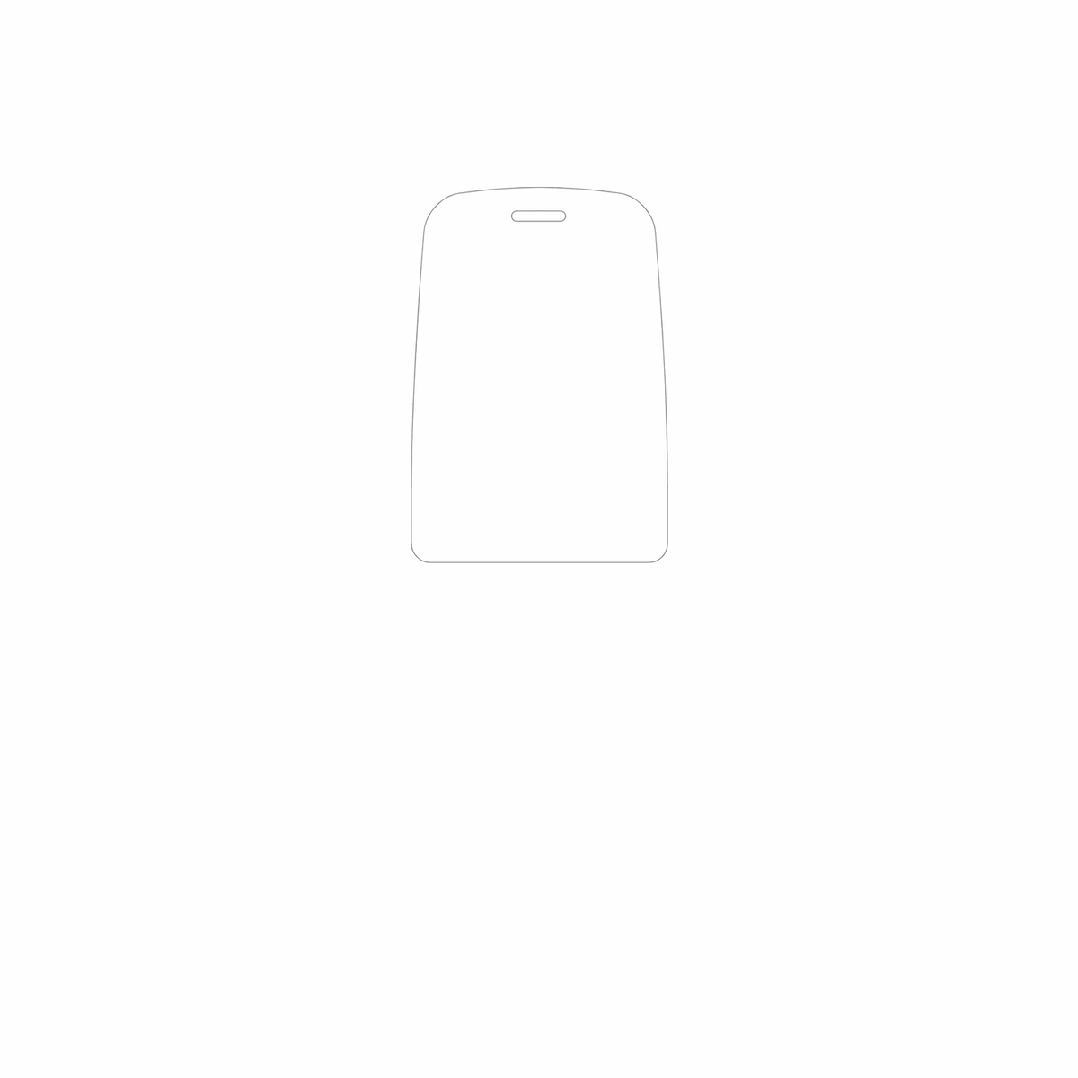dipos Displayschutz für Logicom P199e, mattierte Oberfläche, geringe Dicke und perfekte Passform