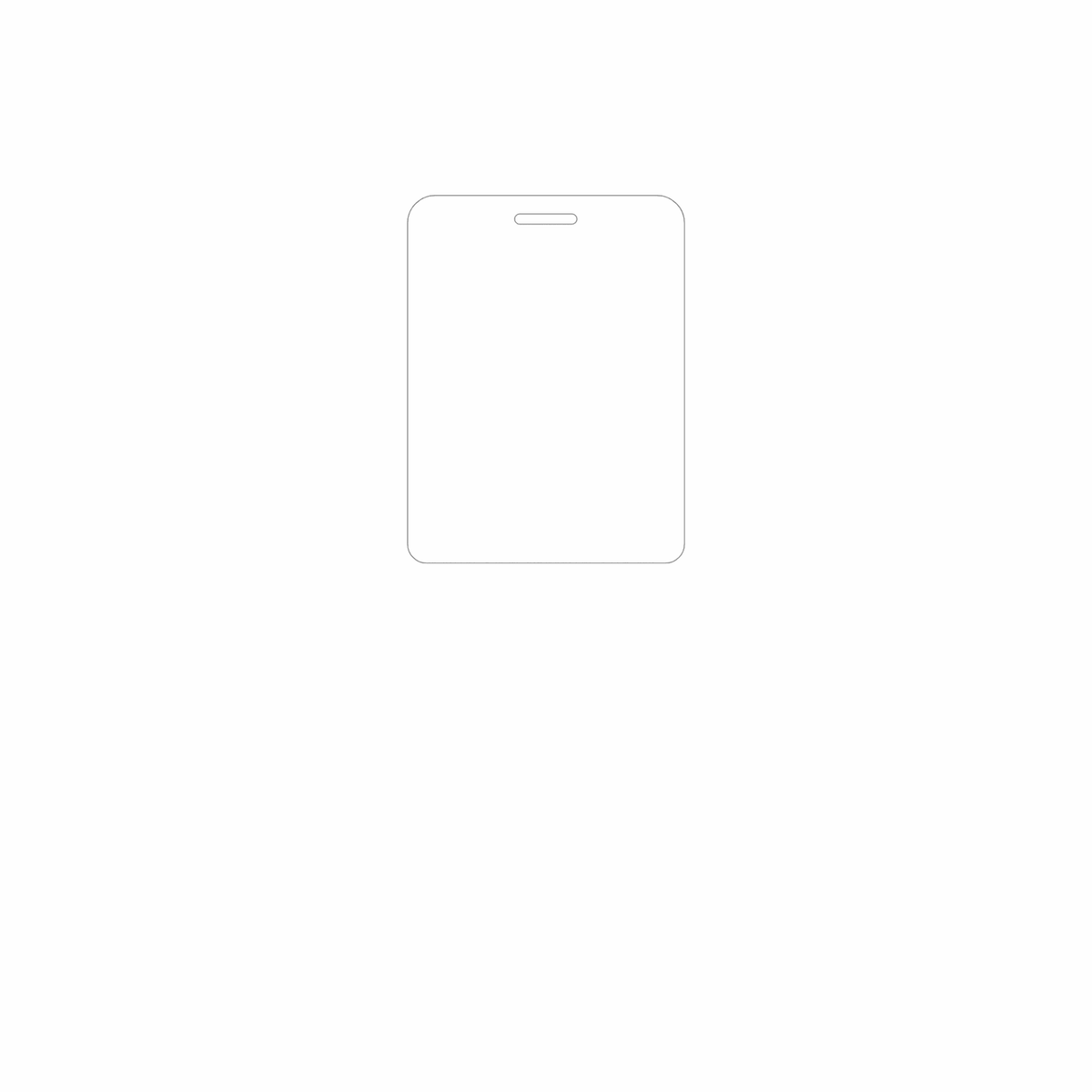 dipos Displayschutz für Logicom Posh 186, mattierte Oberfläche, geringe Dicke und perfekte Passform