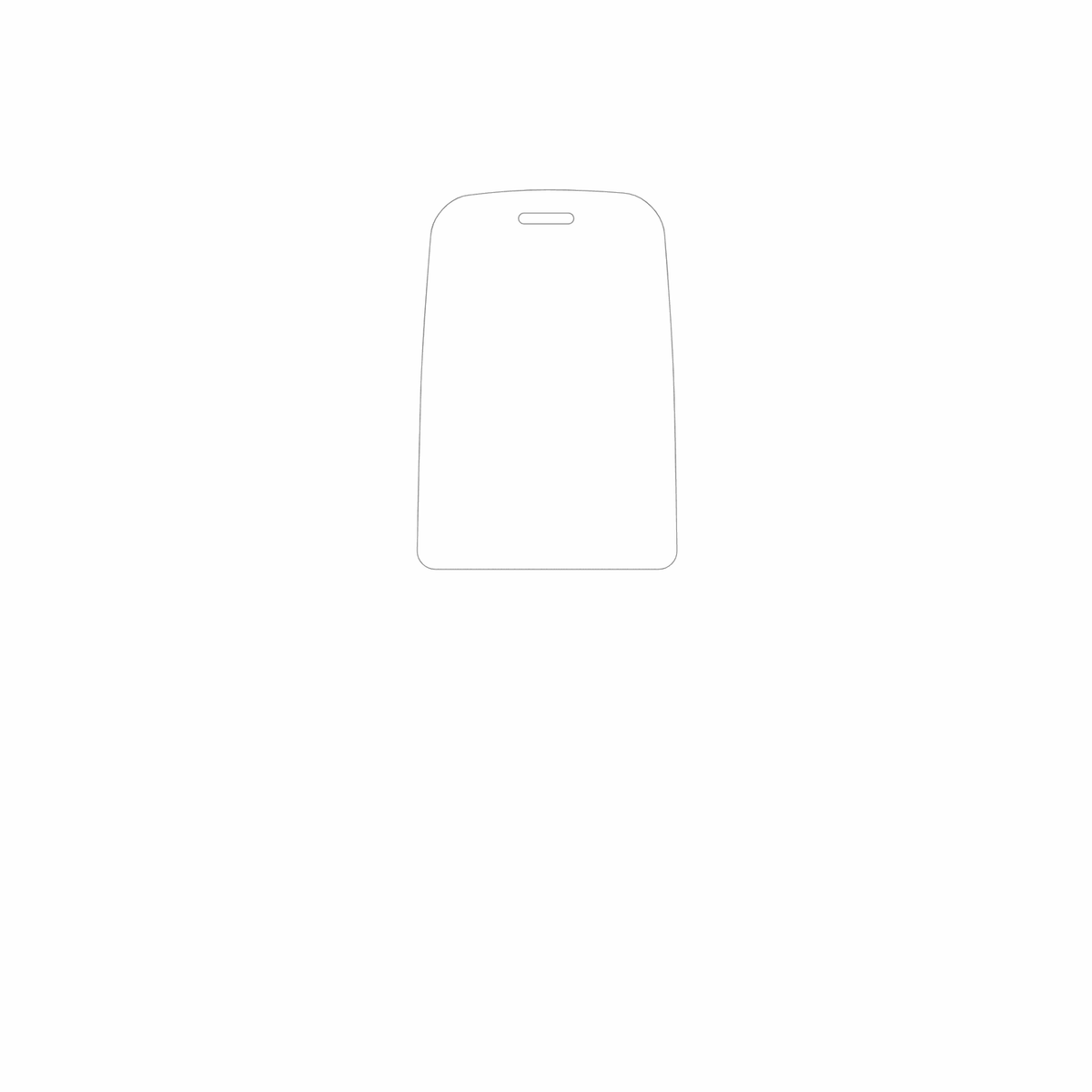 dipos Displayschutz für Logicom Posh 402, mattierte Oberfläche, geringe Dicke und perfekte Passform