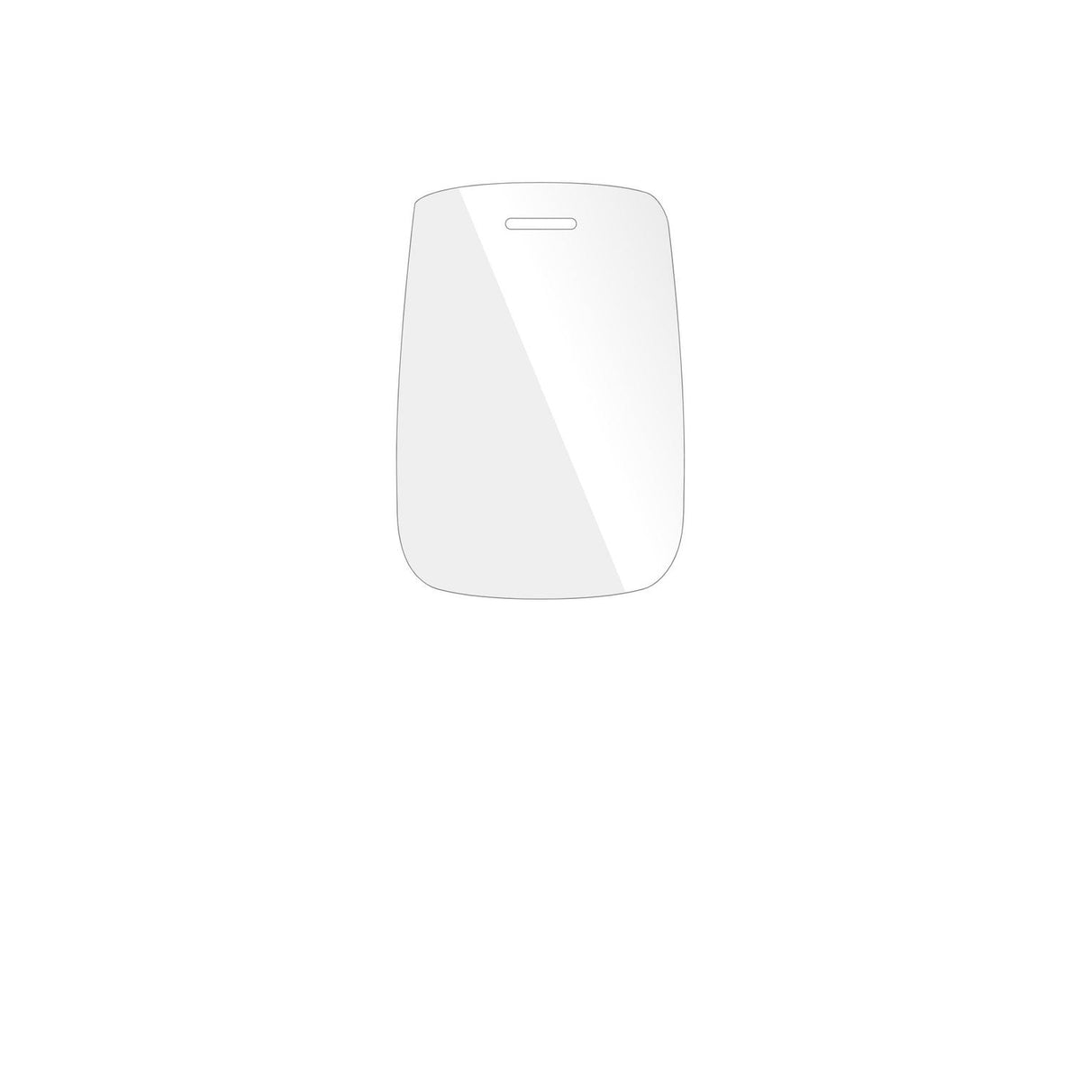 dipos Displayschutz für Logicom Posh 405, transparente Oberfläche, geringe Dicke und perfekte Passform