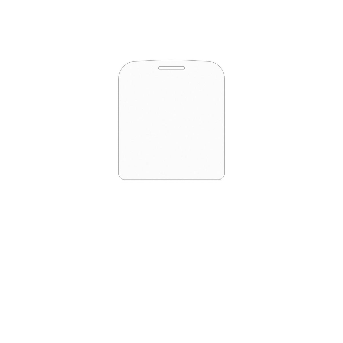 dipos Displayschutz für Logicom Posh S85, mattierte Oberfläche, geringe Dicke und perfekte Passform