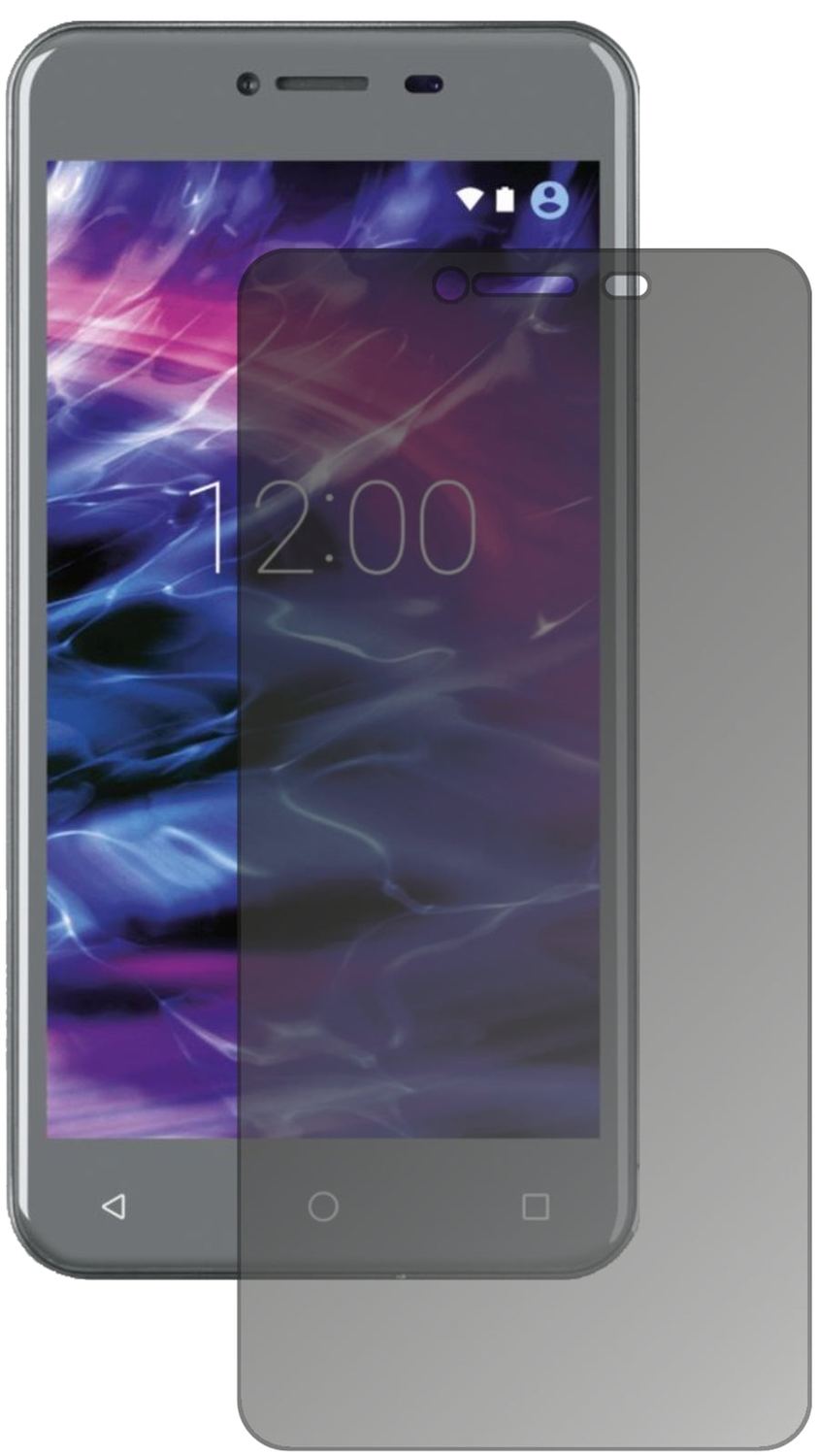 dipos Displayschutz für Logicom Xtrem-30, mattierte Oberfläche, geringe Dicke und perfekte Passform
