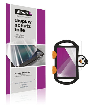 2x Schutzfolie klar für Logicom Logikids 11 Display-Schutzfolie