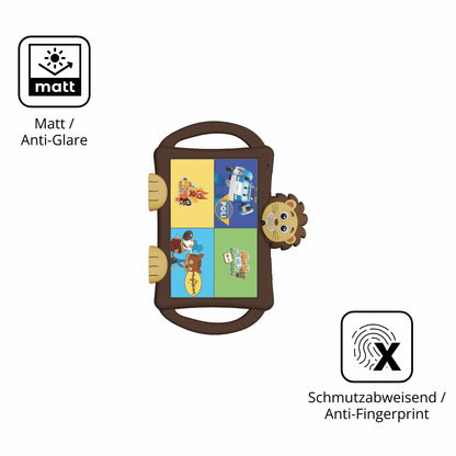 2x Schutzfolie matt für Logicom Logikids Star Display-Schutzfolie