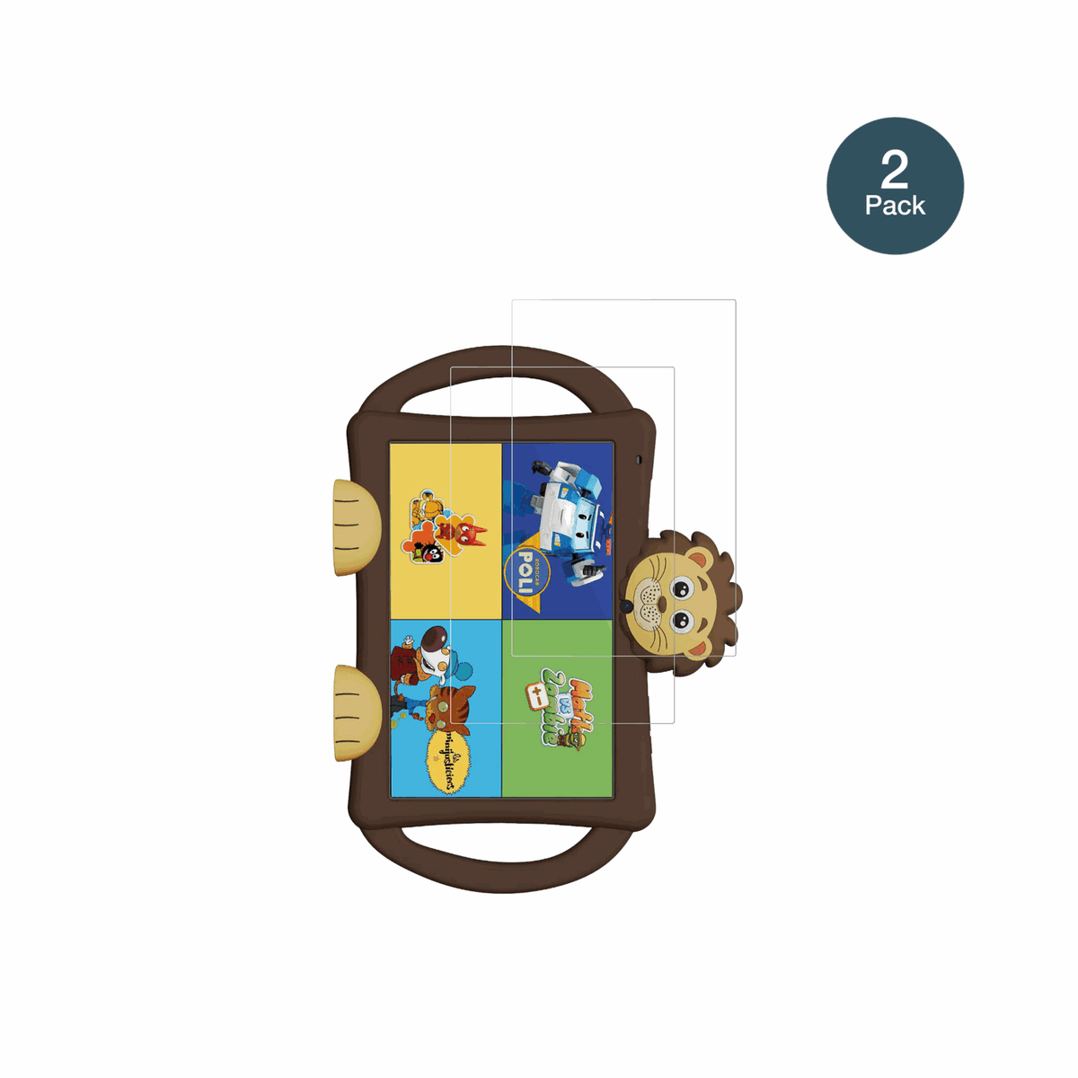 2x 9H Schutzfolie für Logicom Logikids Star Panzerfolie