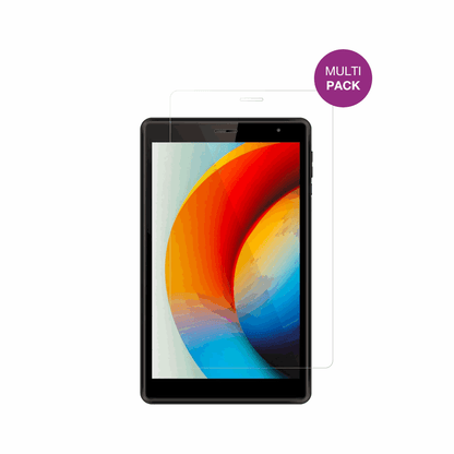 LogicomTab 80 8 Zoll mit aufgebrachter dipos Displayschutzfolie, glasklare Darstellung ohne Einschränkungen