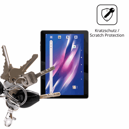 2x Schutzfolie klar für Logicom Tab Link 4G 104 Display-Schutzfolie