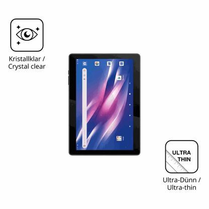 2x Schutzfolie klar für Logicom Tab Link 4G 104 Display-Schutzfolie