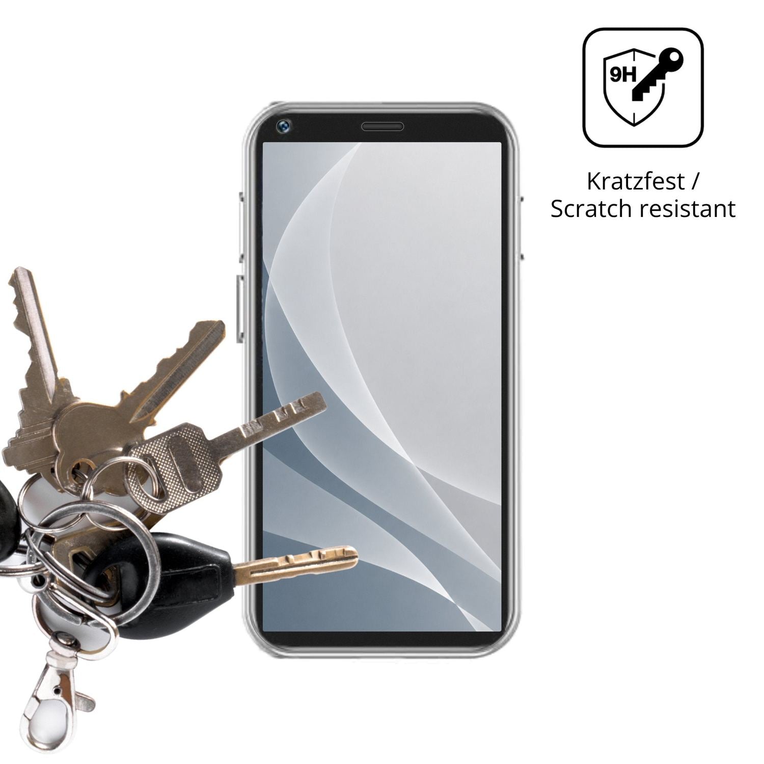 dipos Displayschutz für Longben 3G Mini, mattierte Oberfläche, robuste Festigkeit und perfekte Passform