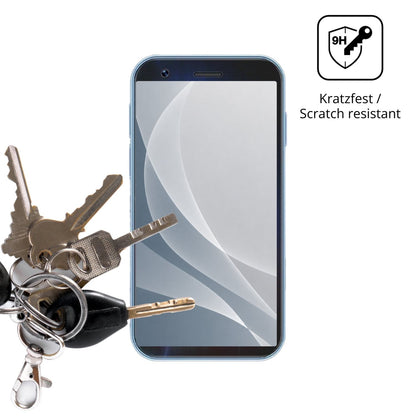 dipos Displayschutz für Longben 4G Mini, mattierte Oberfläche, robuste Festigkeit und perfekte Passform