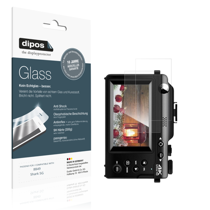 Matte Displayschutzfolie von dipos passend für LONGYI X9, 9H kratzfest und blasenfrei montiert