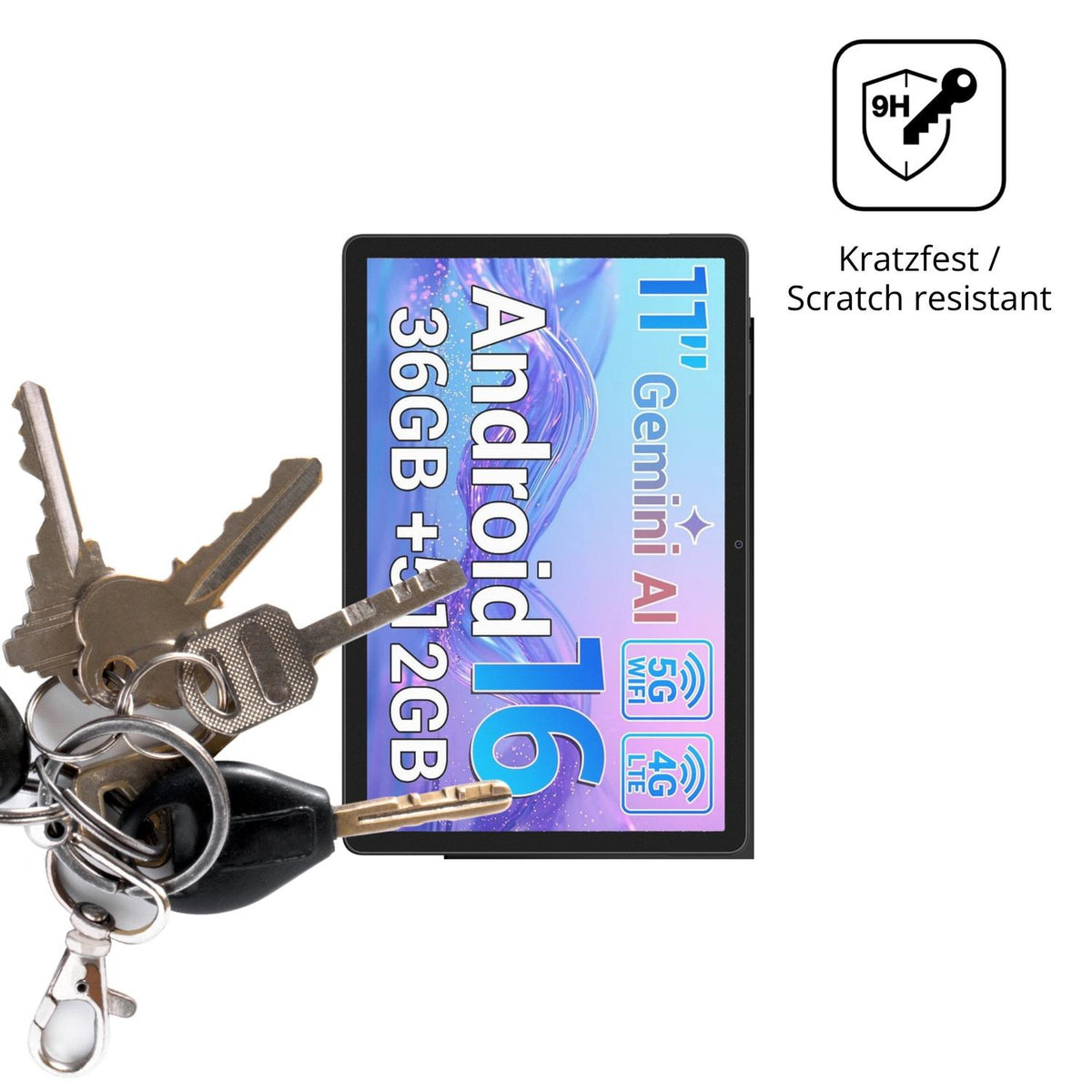 dipos Displayschutz für LORDWIT L20, mattierte Oberfläche, robuste Festigkeit und perfekte Passform