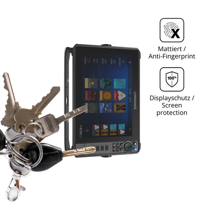 dipos Displayschutz für lowrancehds-12 pro, mattierte Oberfläche, Blickschutzfilter und perfekter Passform
