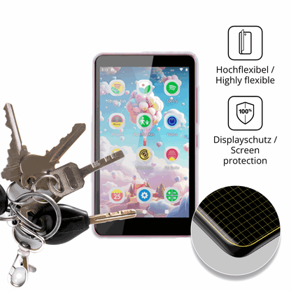 dipos Displayschutz für Luoran M4S, transparente Oberfläche, geringe Dicke und perfekte Passform