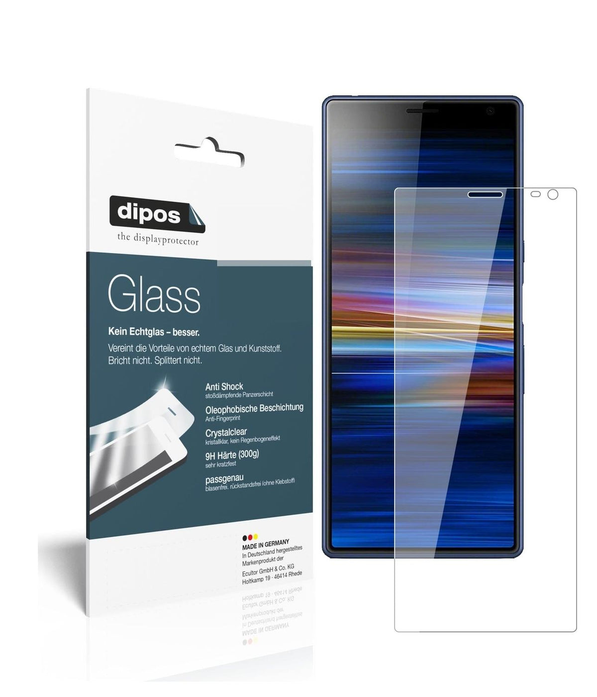 1x 9H Schutzfolie für Sony Xperia 10 Panzerfolie