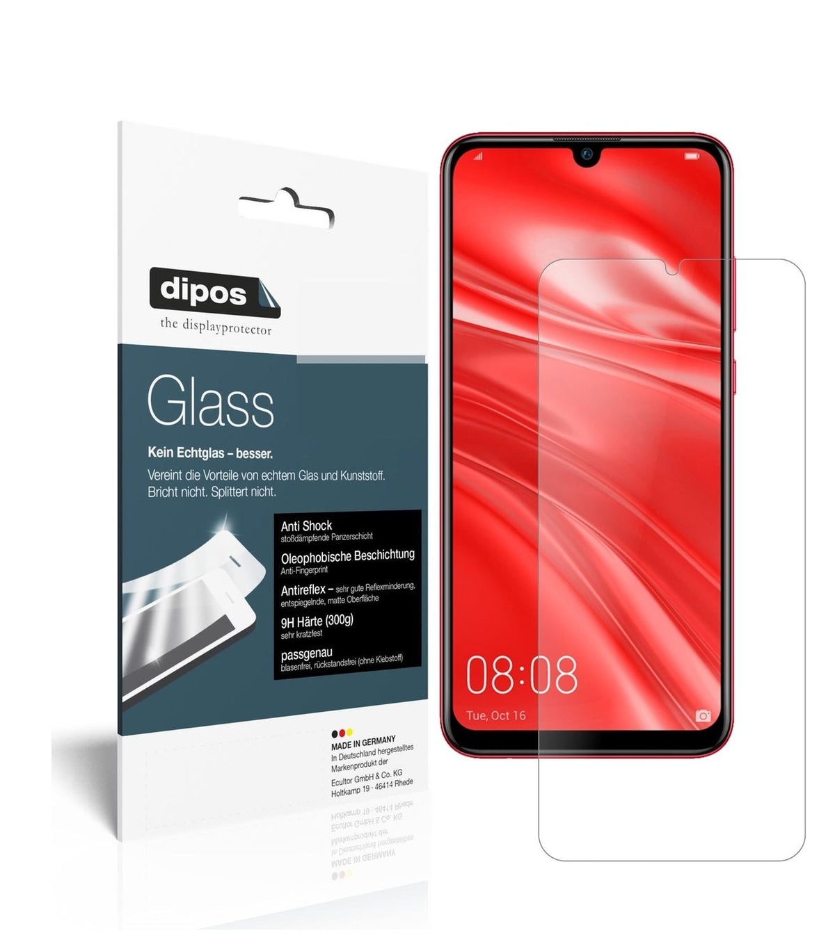 1x 9H Schutzfolie matt für Huawei Nova Lite 3 Panzerfolie