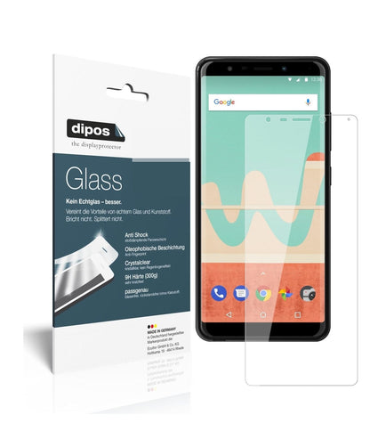 1x 9H Schutzfolie für Wiko View Go Panzerfolie