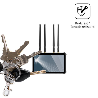 dipos Displayschutz für Magewell Director Plus, transparente Oberfläche, perfekte Passform auch für die Rundungen