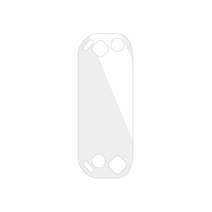2x Schutzfolie klar für MANGMI Pocket Max Display-Schutzfolie