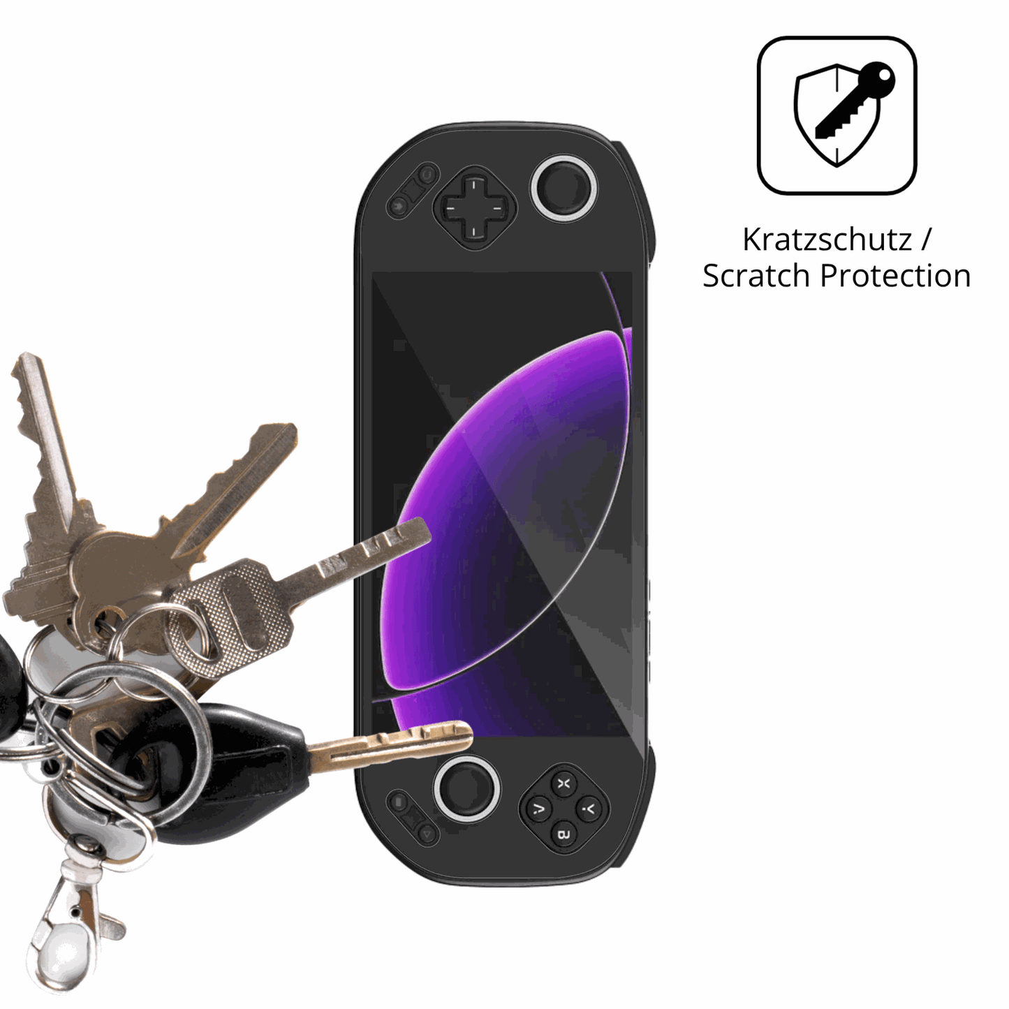 2x Schutzfolie klar für MANGMI Pocket Max Display-Schutzfolie