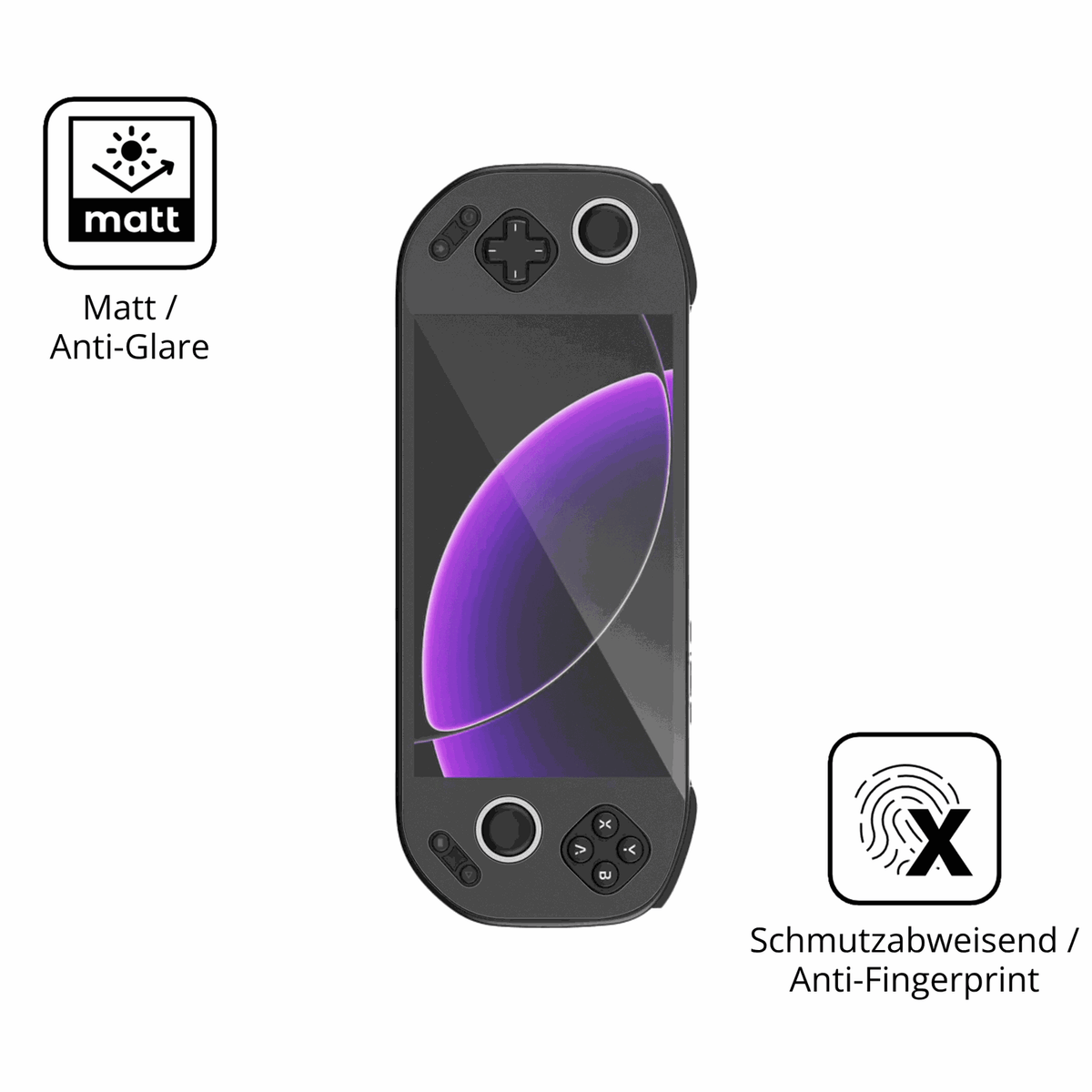 2x 9H Schutzfolie matt für MANGMI Pocket Max Panzerfolie