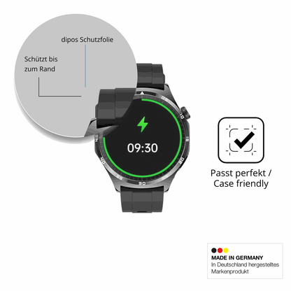 Schutzglasfolie mit optimaler Passform, zur Verwendung mit Hüllen geeignet