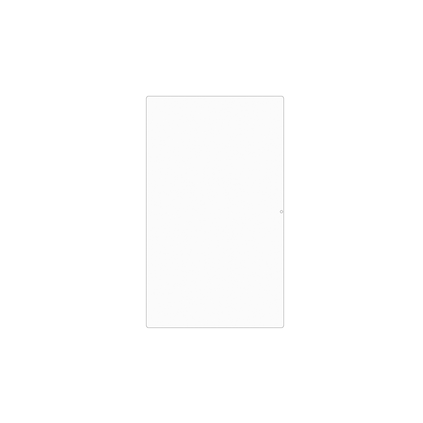 dipos Displayschutz für Masewo 14 Zoll Tablet, mattierte Oberfläche, geringe Dicke und perfekte Passform