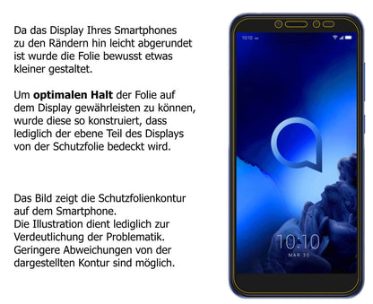 Schutzfolie mit optimaler Passform, zur Verwendung mit Hüllen geeignet