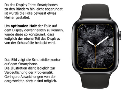 Schutzfolie mit optimaler Passform, zur Verwendung mit Hüllen geeignet