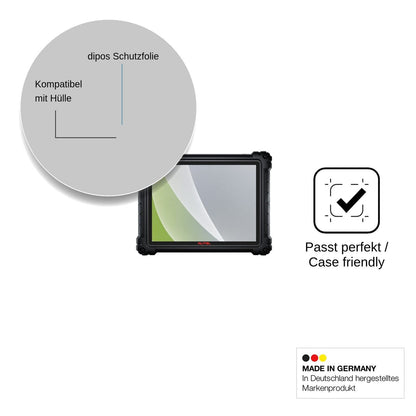 2x Schutzfolie matt für Autel MaxiSYS Ultra S2 Display-Schutzfolie