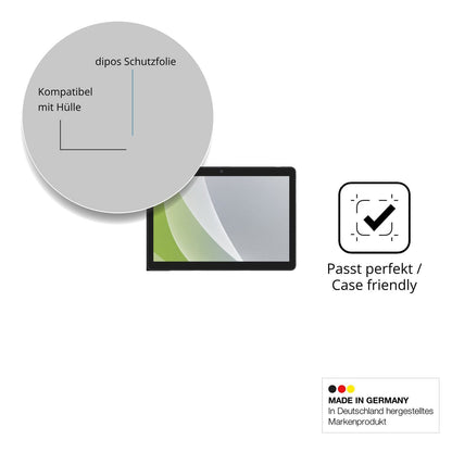 Schutzfolie mit optimaler Passform, zur Verwendung mit Hüllen geeignet
