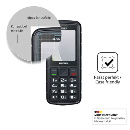 Schutzfolie mit optimaler Passform, zur Verwendung mit Hüllen geeignet
