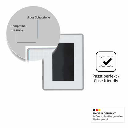 Schutzfolie mit optimaler Passform, zur Verwendung mit Hüllen geeignet