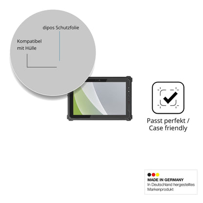 Schutzfolie mit optimaler Passform, zur Verwendung mit Hüllen geeignet