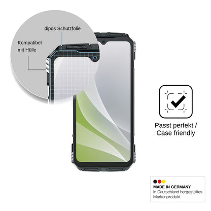 4x Schutzfolie matt für Doogee S118 Plus Display-Schutzfolie