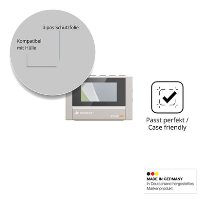 Schutzfolie mit optimaler Passform, zur Verwendung mit Hüllen geeignet