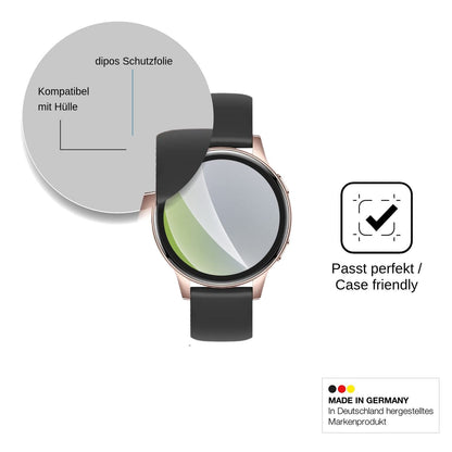 6x Schutzfolie matt für Fitdafit Smartwatch Damen Rund 1.27" HD Display-Schutzfolie