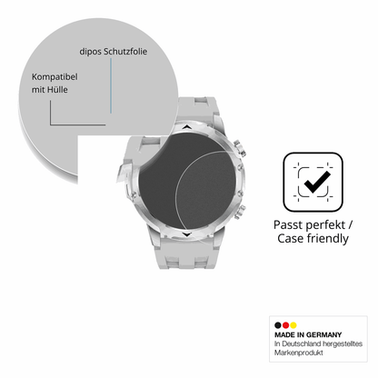 Schutzfolie mit optimaler Passform, zur Verwendung mit Hüllen geeignet