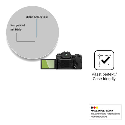 4x Schutzfolie matt für Fujifilm X-H2 Display-Schutzfolie