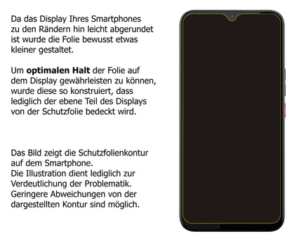 Schutzfolie mit optimaler Passform, zur Verwendung mit Hüllen geeignet