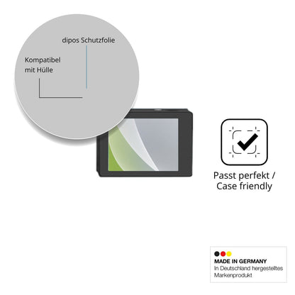 Schutzfolie mit optimaler Passform, zur Verwendung mit Hüllen geeignet