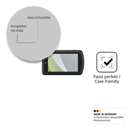 Schutzfolie mit optimaler Passform, zur Verwendung mit Hüllen geeignet