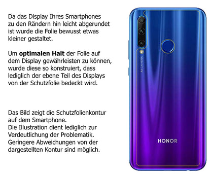 Schutzfolie mit optimaler Passform, zur Verwendung mit Hüllen geeignet