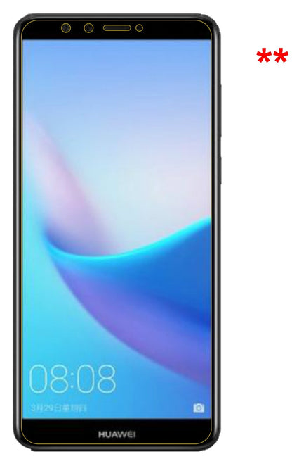Privatsphäre-Schutz durch Sichtschutz-Folie passend zugeschnitten für Huawei Enjoy 8e