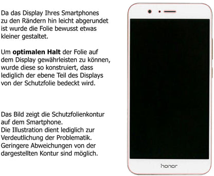 Schutzfolie mit optimaler Passform, zur Verwendung mit Hüllen geeignet