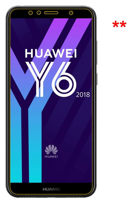 Dünne und klare Folie passend zugeschnitten für Huawei Y6 (2018)