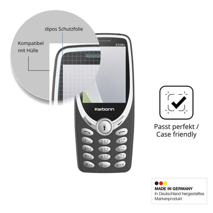 Schutzfolie mit optimaler Passform, zur Verwendung mit Hüllen geeignet
