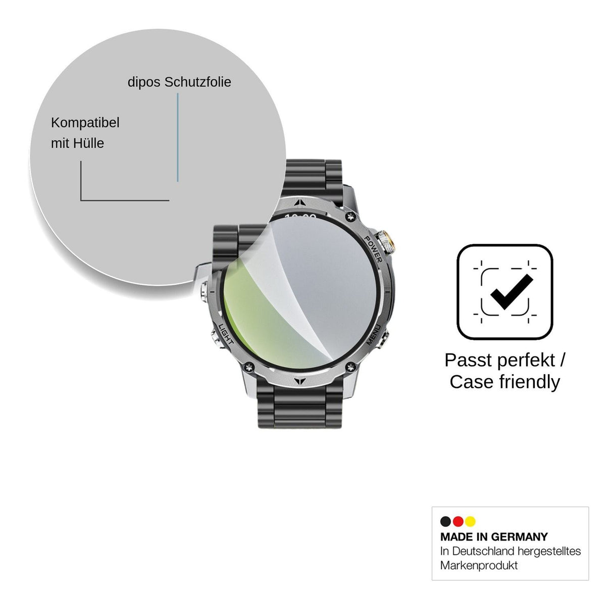 6x Schutzfolie matt für Karchilor AK-102 Display-Schutzfolie